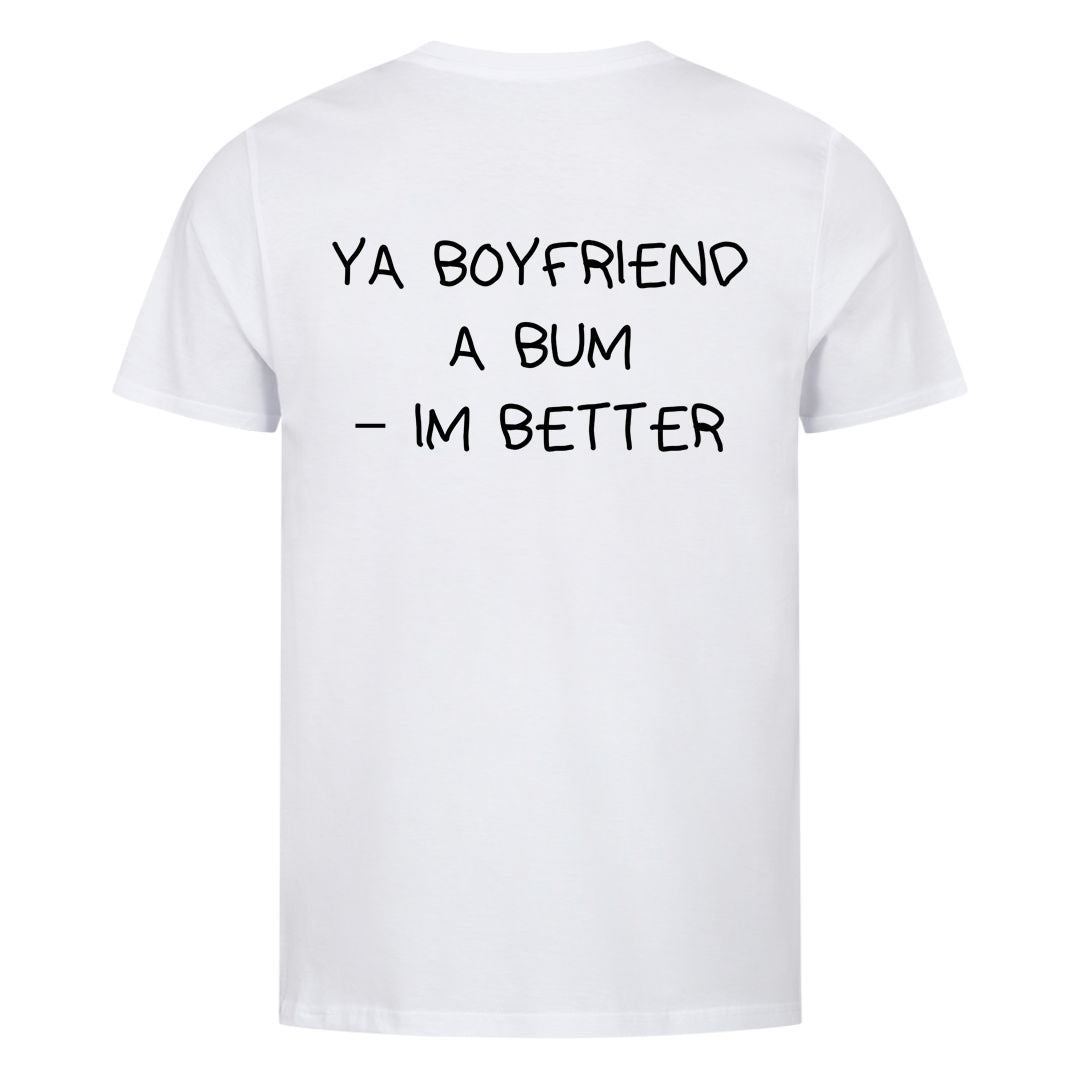 Ya kæreste en bum - i den bedre (backprint) skjorte