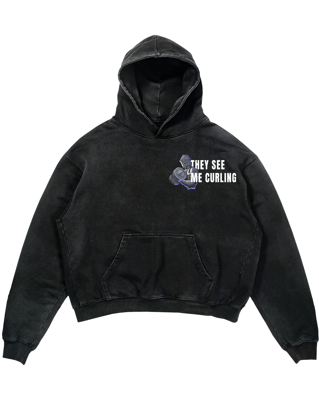 Curling Oversized Hoodie