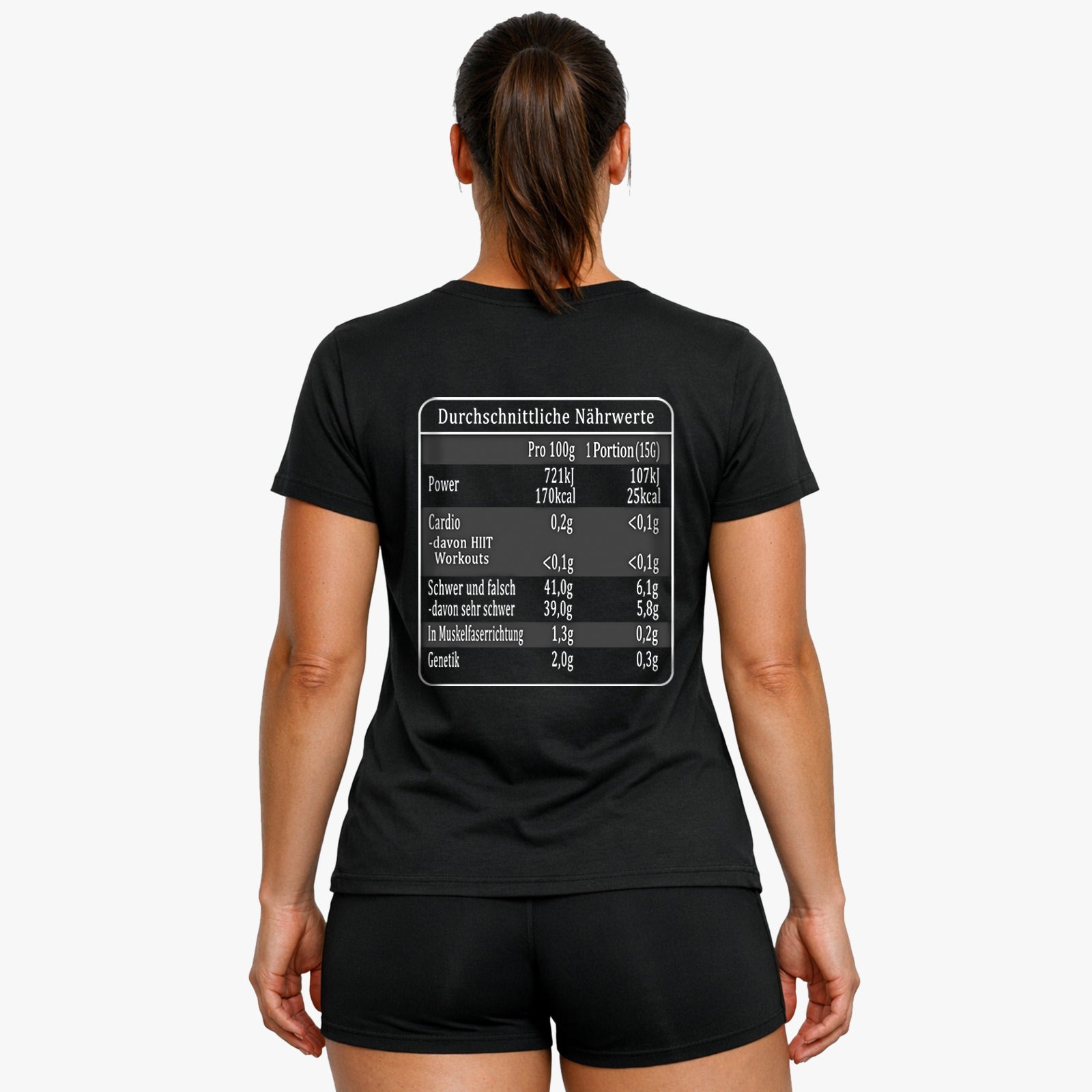 Nährwerte (Backprint) Shirt