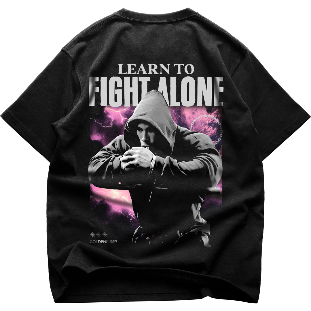 Alone Oversized (Backprint) Shirt (Super Sale)