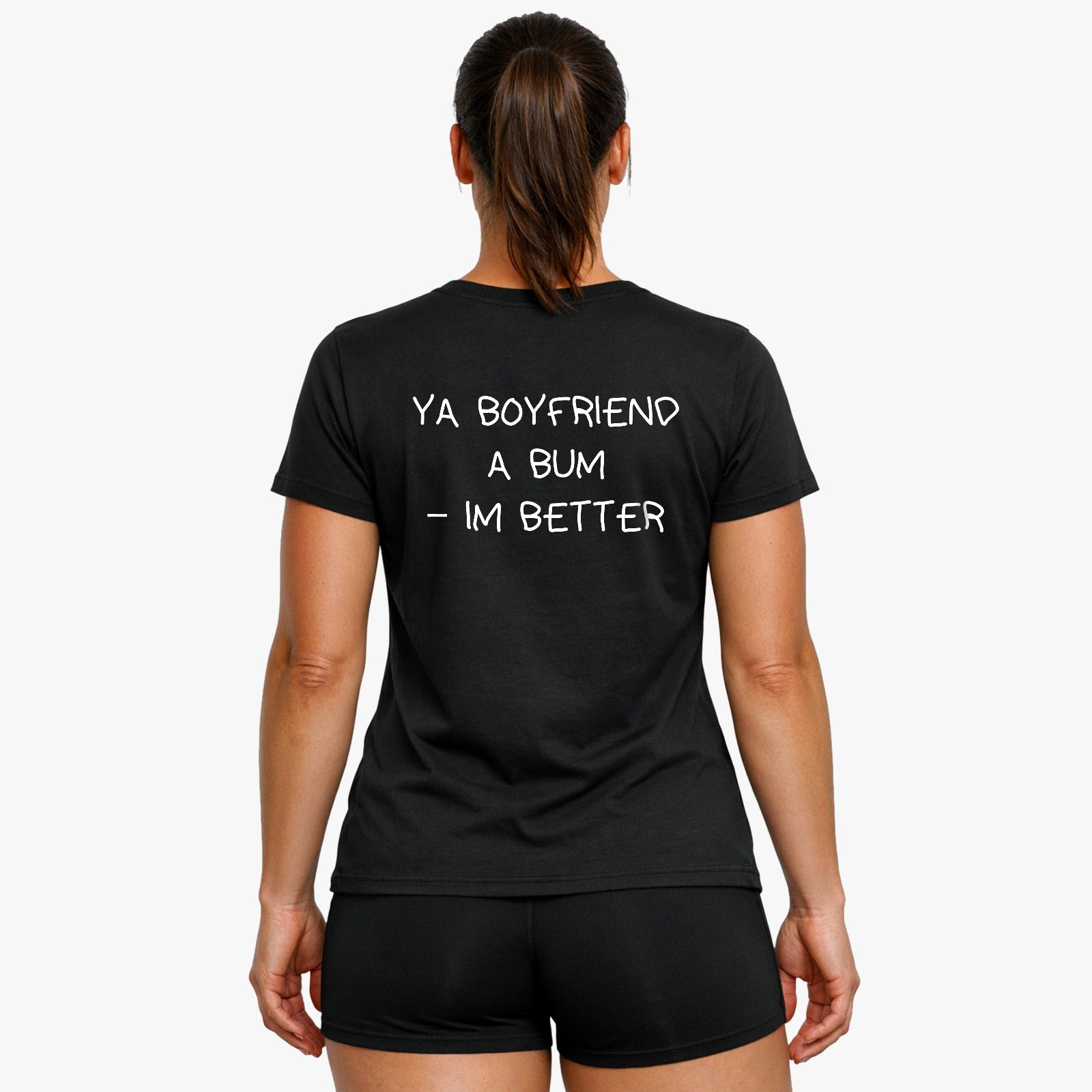 Ya kæreste en bum - i den bedre (backprint) skjorte