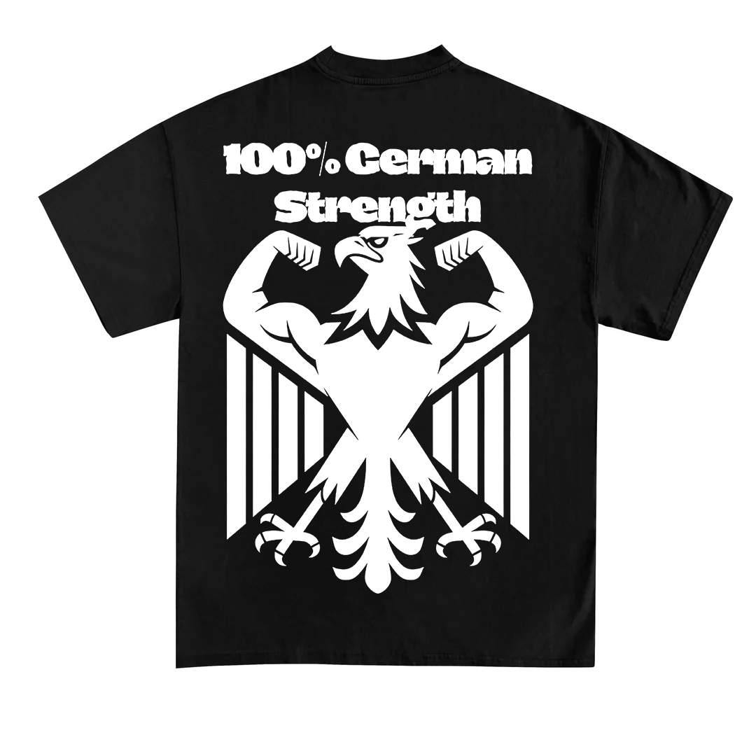100% German Strength (Backprint) T-Shirt
