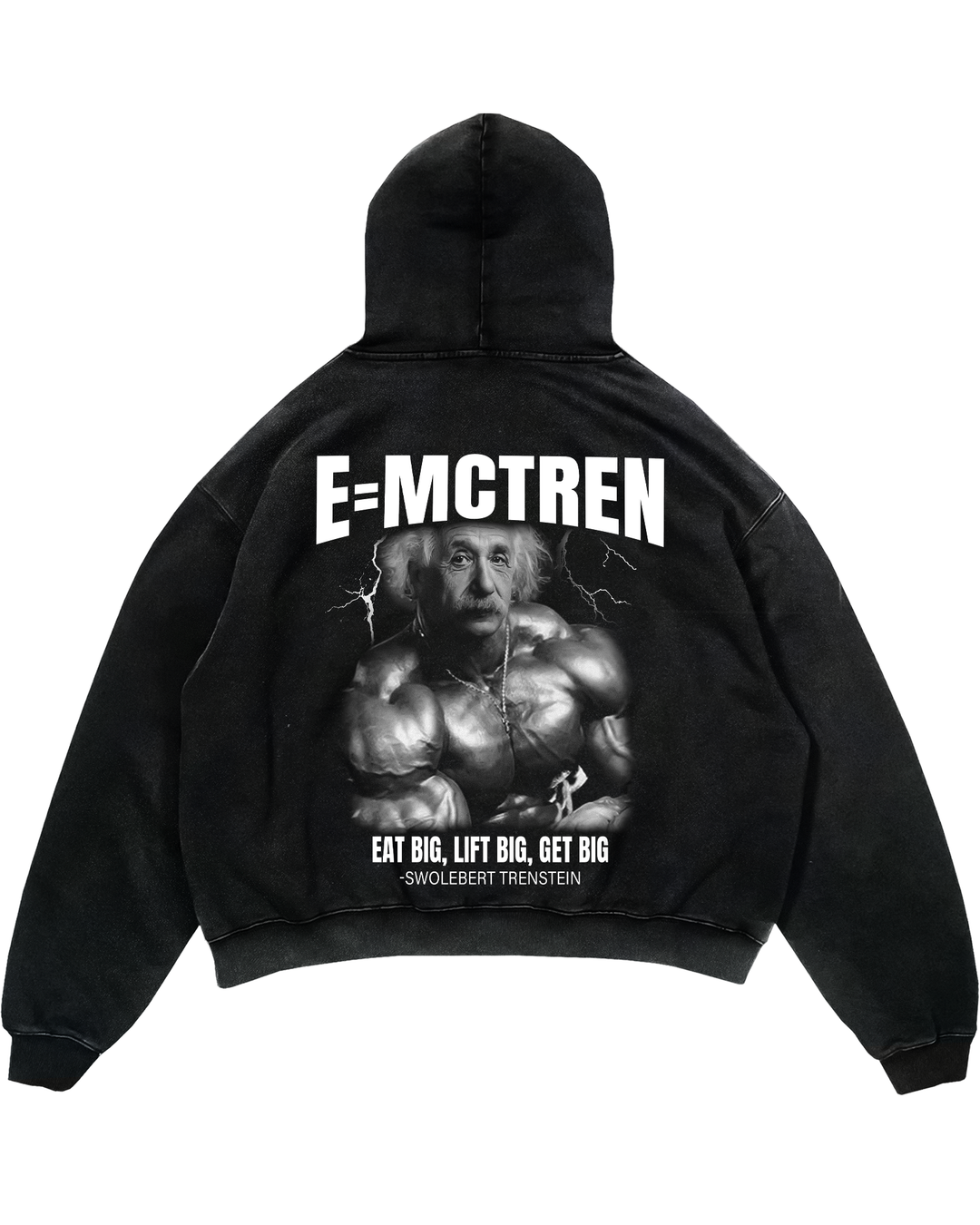 E=McTren (Backprint) Oversized Hoodie