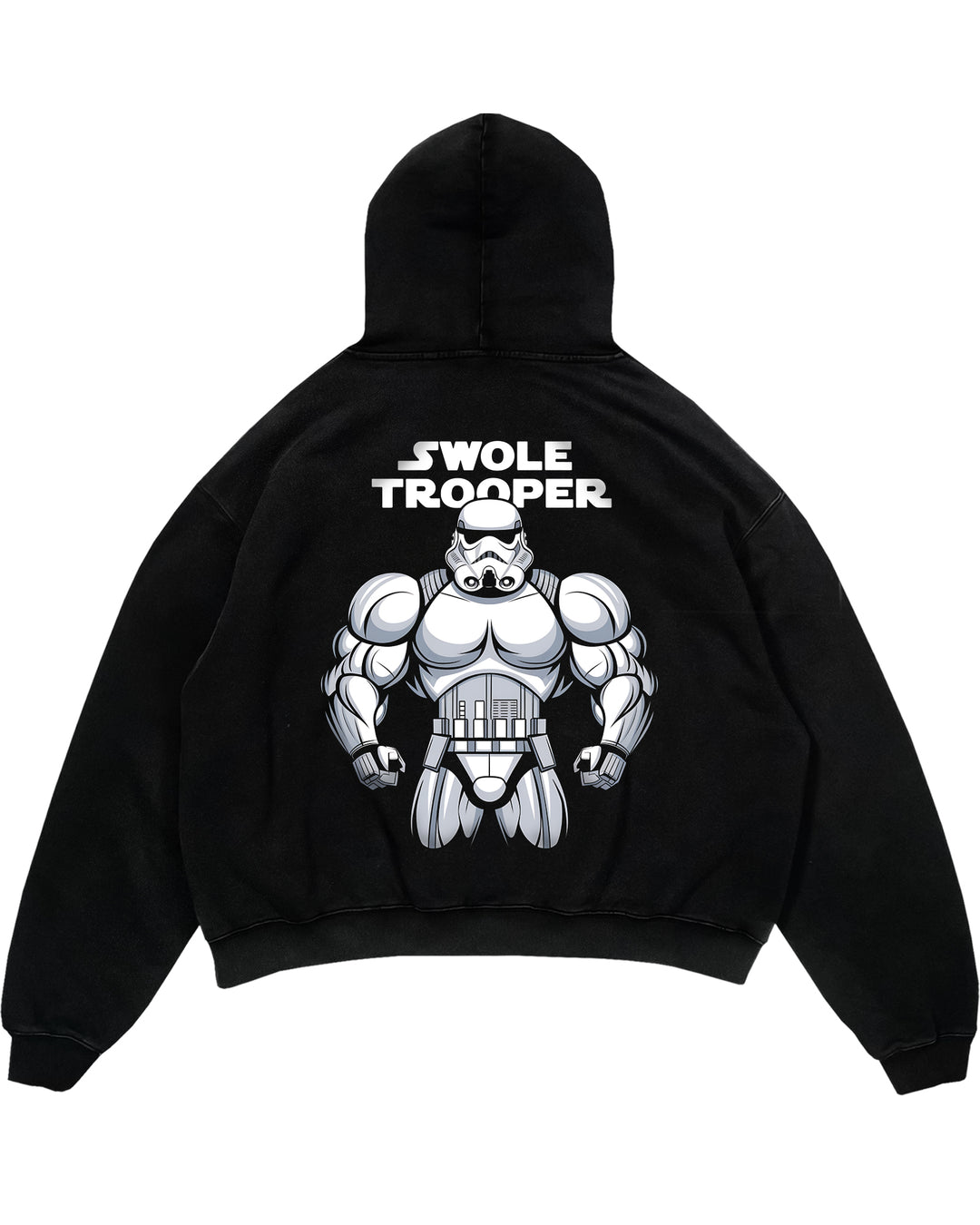 Swole Trooper store (backprint) hættetrøje