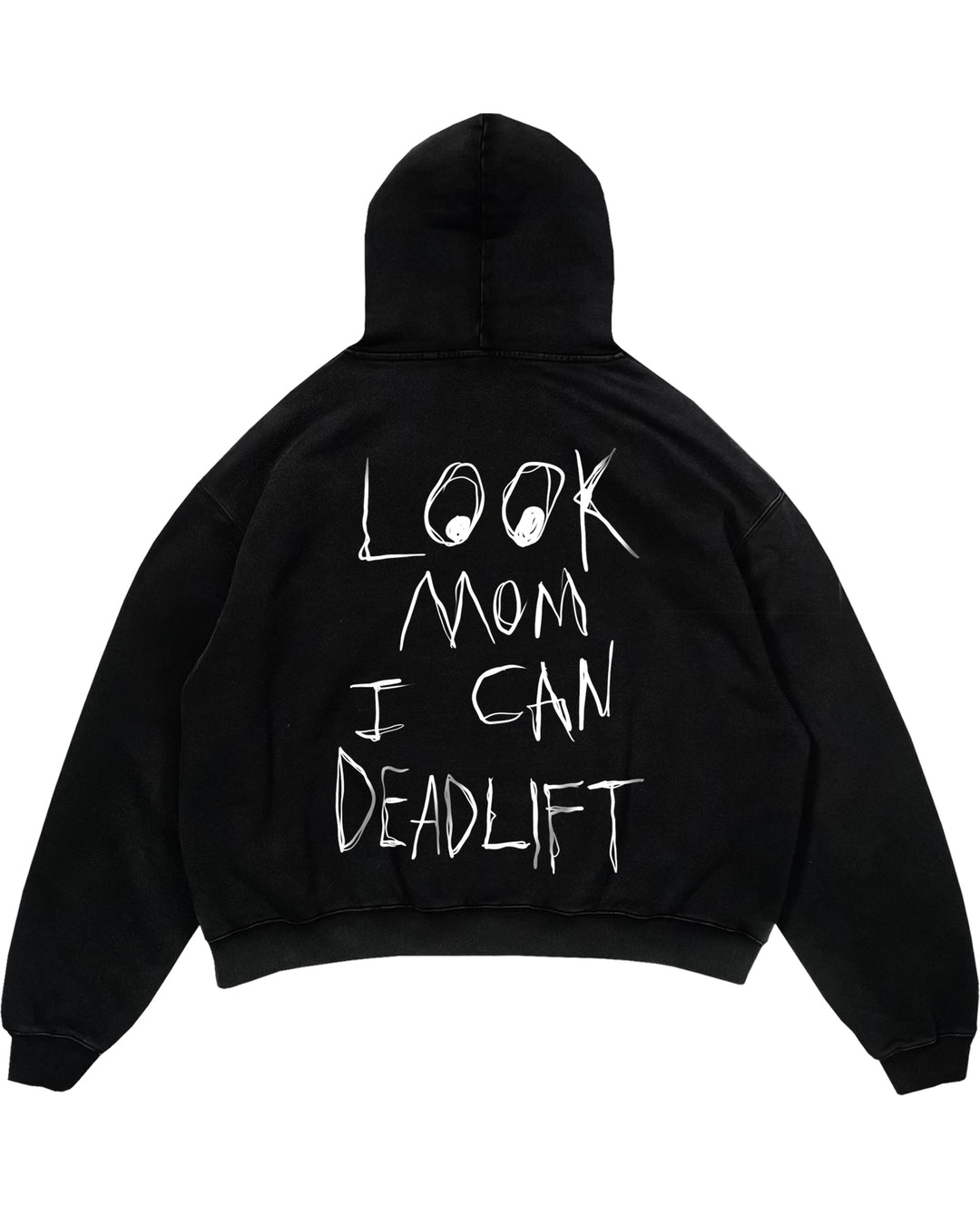 Look Mom Oversized (Backprint) Hoodie