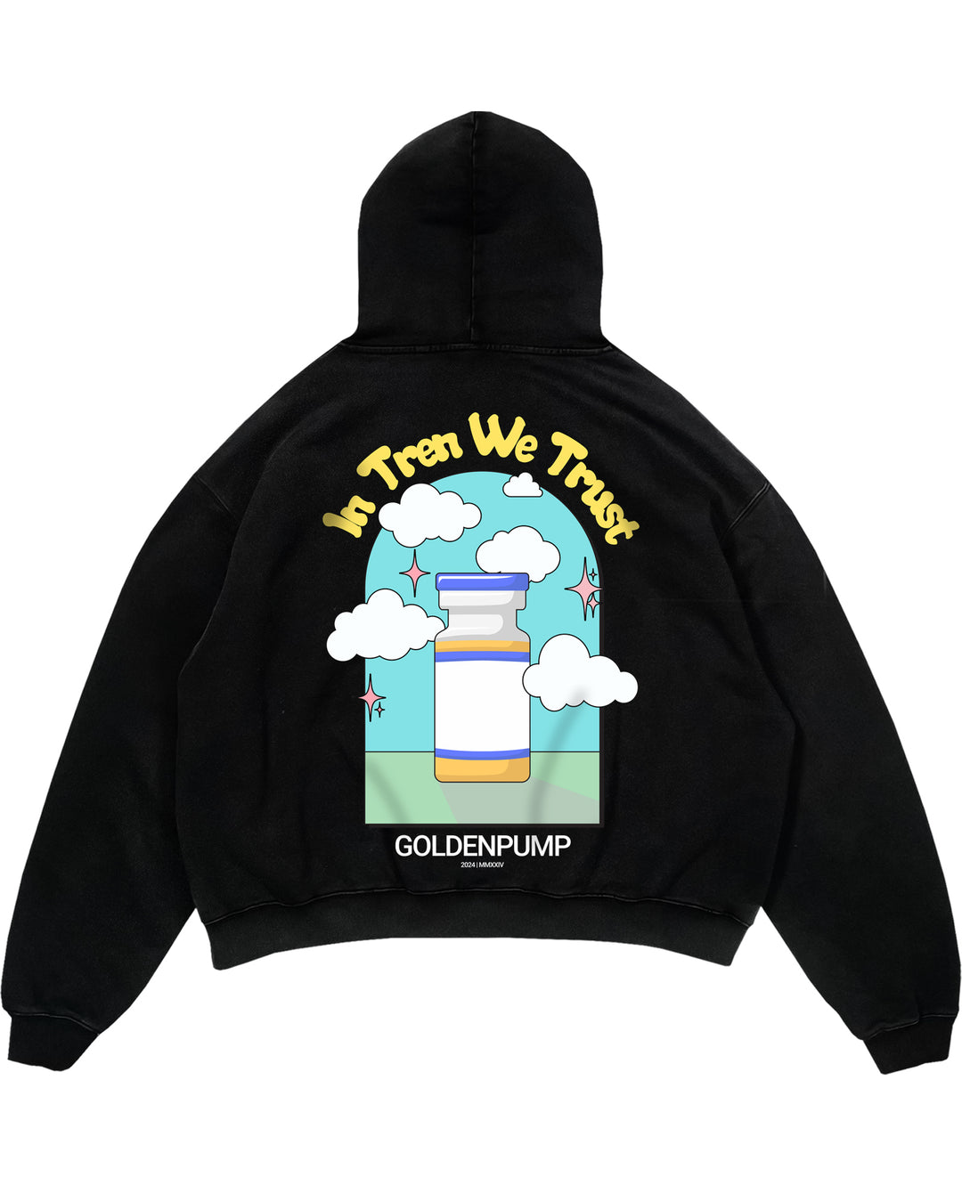 In Tren we trust  Oversized (Backprint) Hoodie