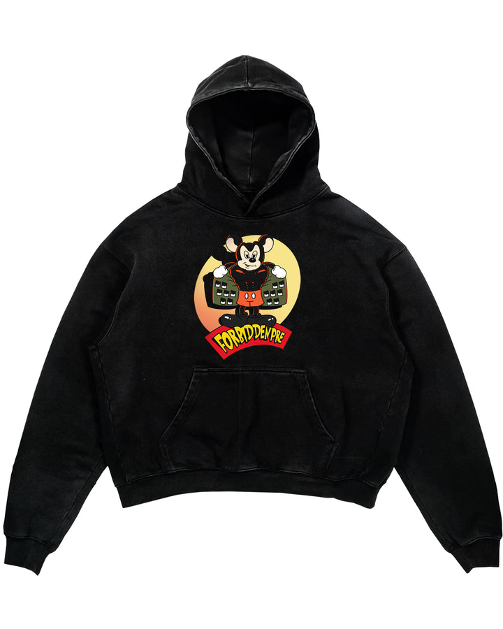 Felpa con cappuccio oversize PRE proibita