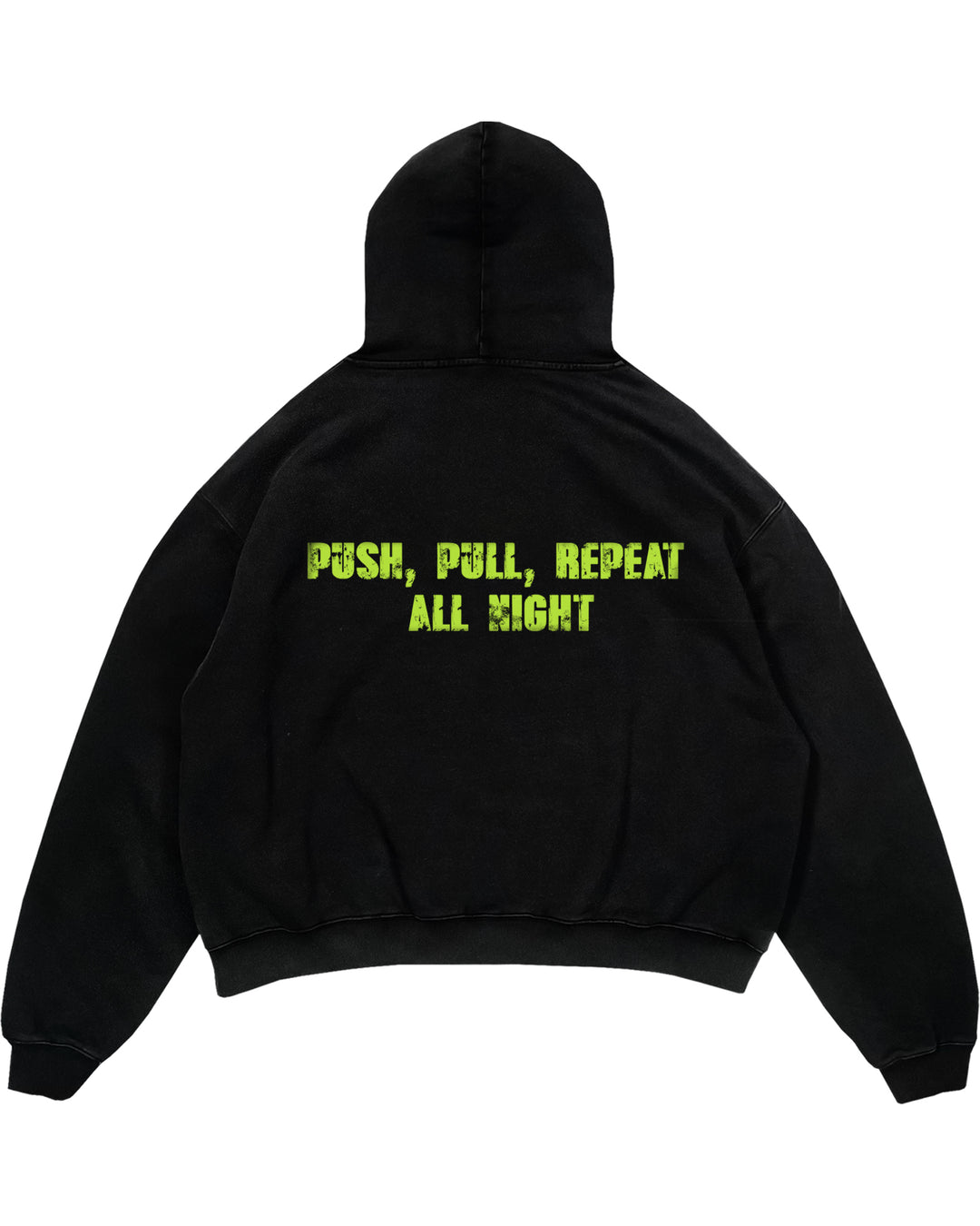 Push Pull Repeat Oversized (Backprint) Hoodie