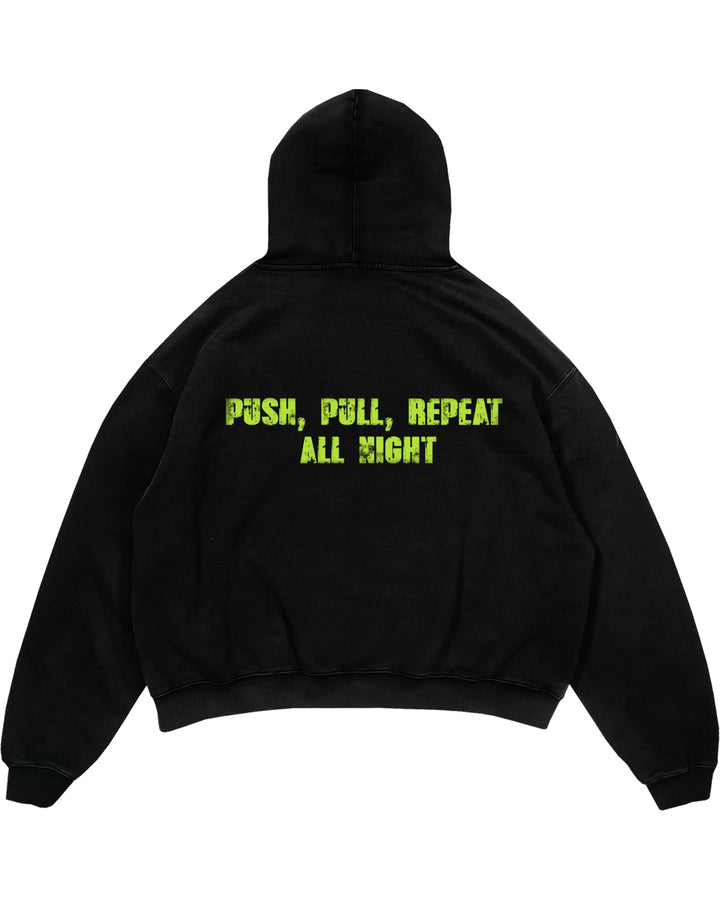 Push Pull Repeat Oversized (Backprint) Hoodie