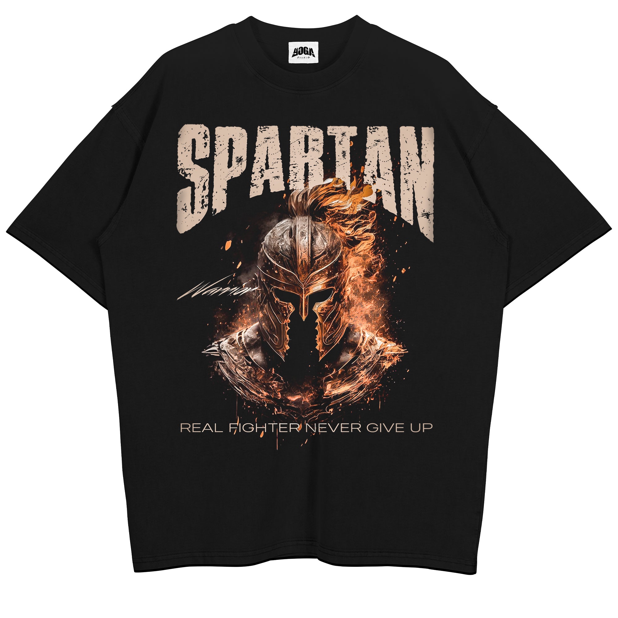 Spartansk overdimensioneret skjorte