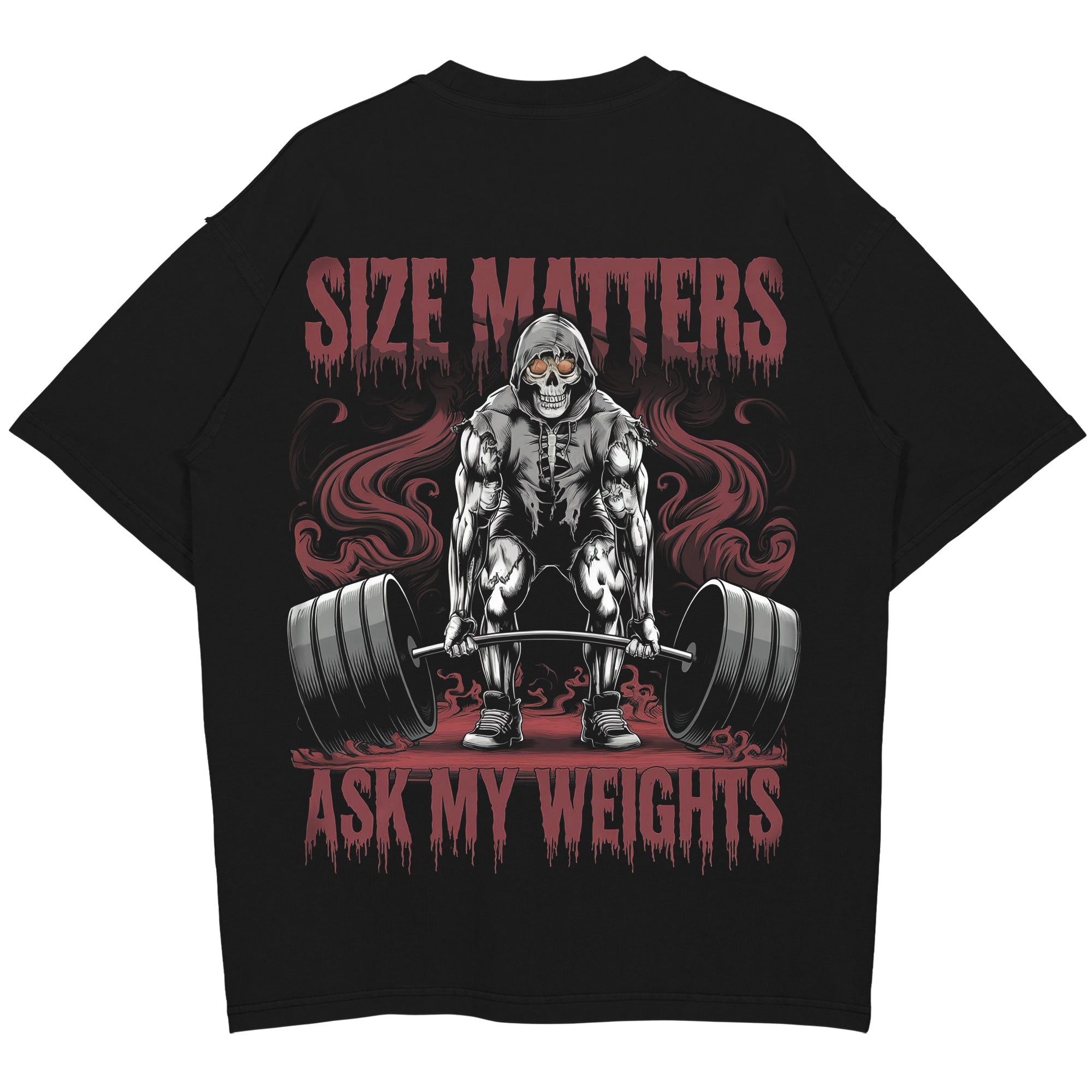 størrelse betyder store (backprint) shirt