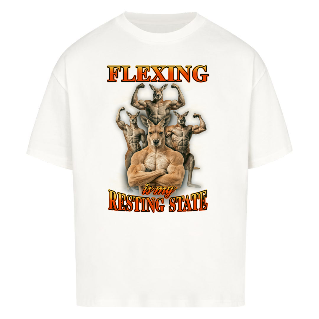 Flexing Is My Resting State Oversized Shirt