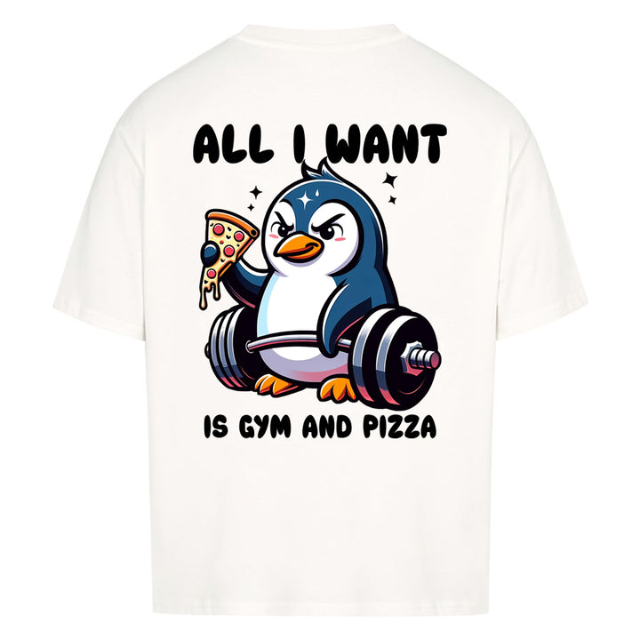 Pizza (Backprint) Oversized Shirt