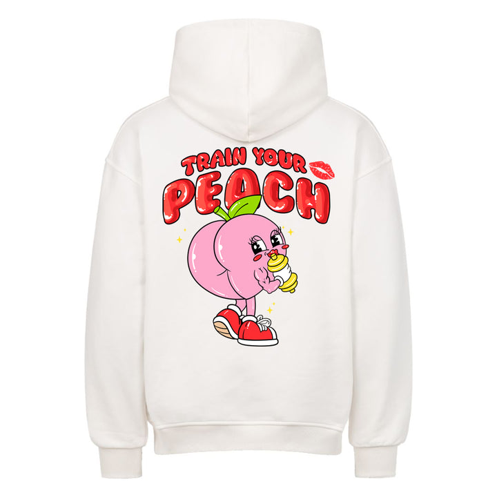 Tren din Peach Oversized (Backprint) hettegenser
