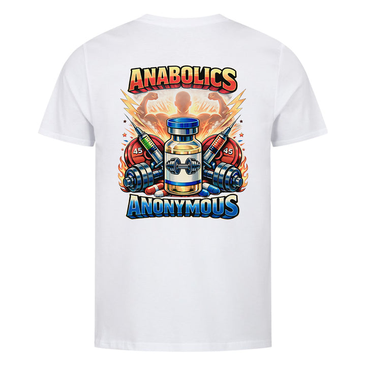 Anabolics Anonymous (Backprint) T-Shirt