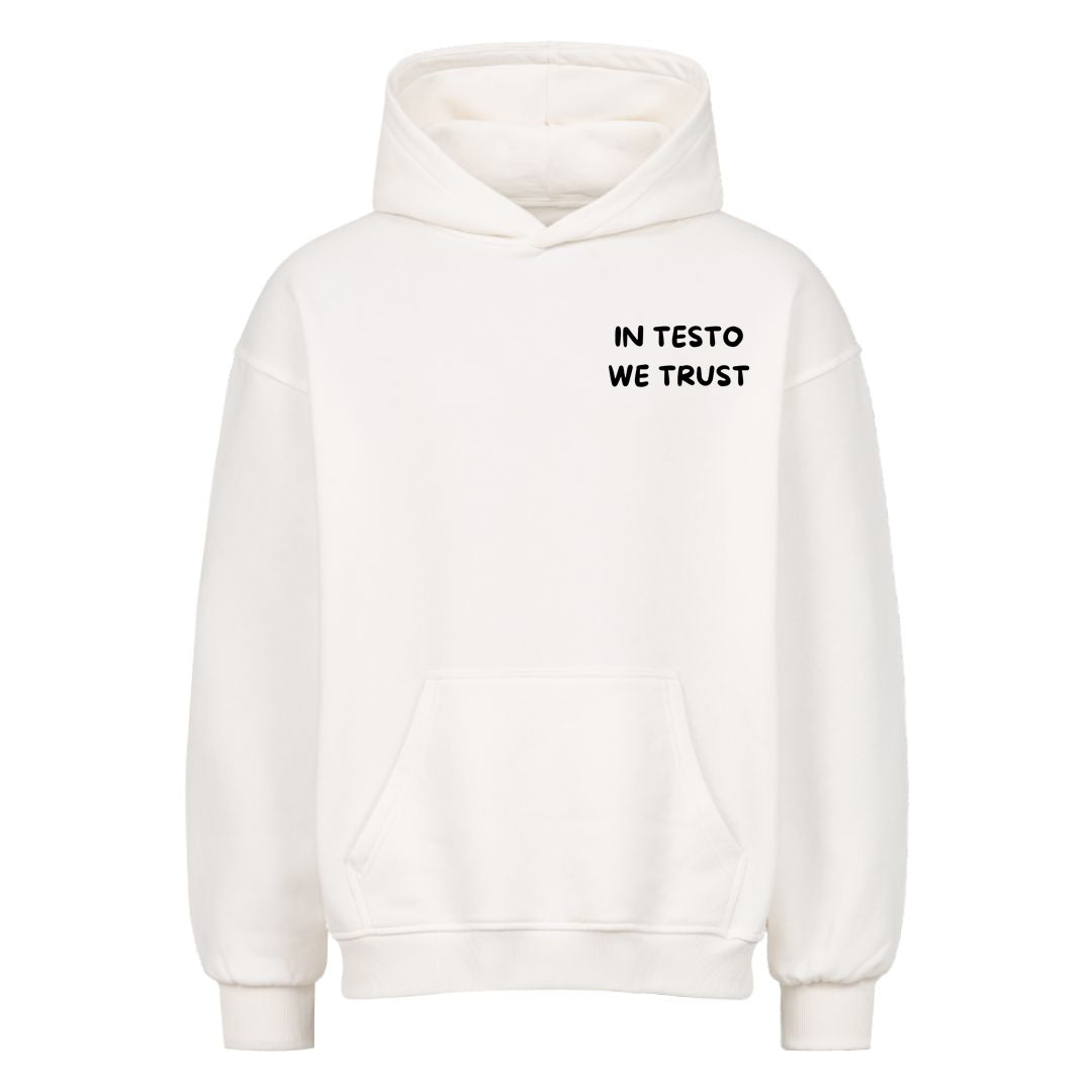 In testo we trust Oversized Hoodie