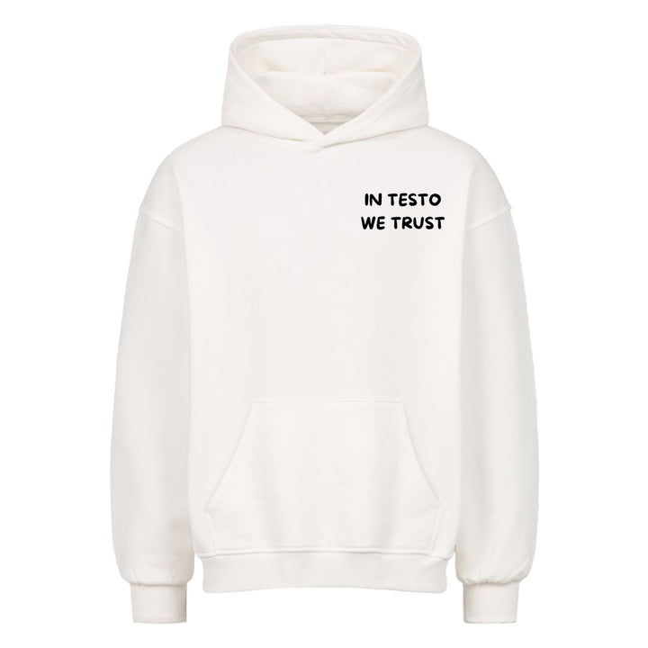 In testo we trust Oversized Hoodie