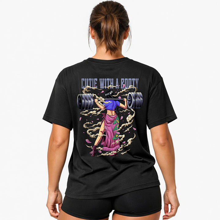 Cutie with a booty (Backprint) Oversized Shirt