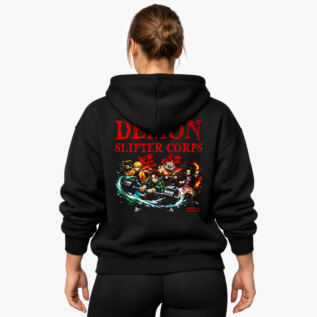 Demon Slifter (Backprint) Oversized Hoodie