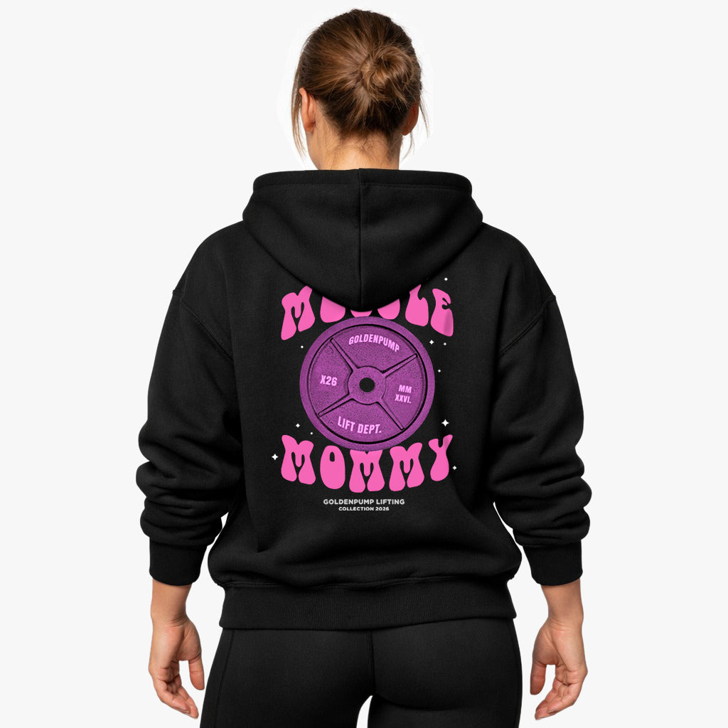 Muscle Mommy (Backprint) Oversized Hoodie