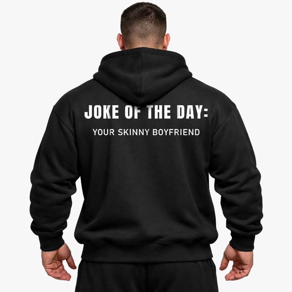 Joke of the day (backprint) Oversized Hoodie