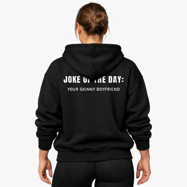 Joke of the day (backprint) Oversized Hoodie