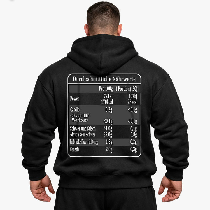Nährwerte Oversized Hoodie