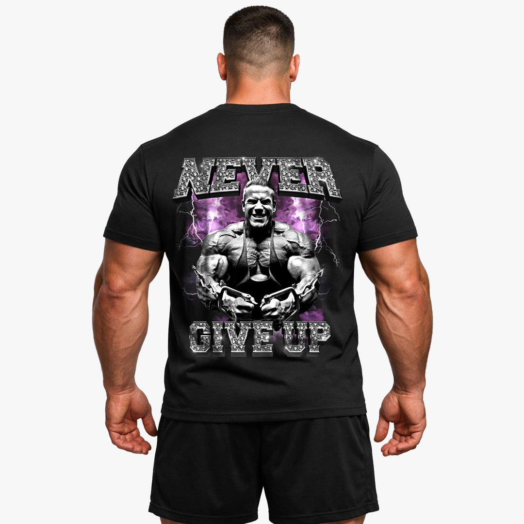 Never give up (Backprint) Shirt