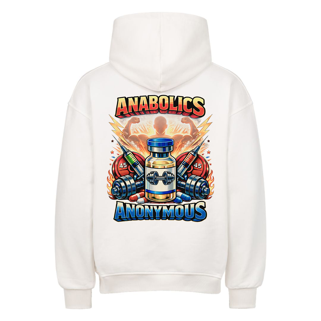 Anabolics Anonymous (Backprint) Oversized Hoodie
