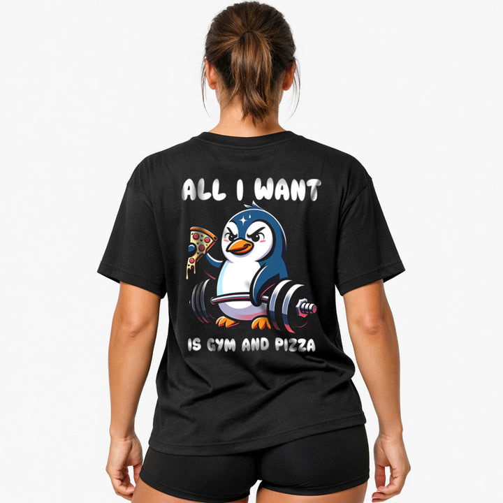 Pizza (Backprint) Oversized Shirt