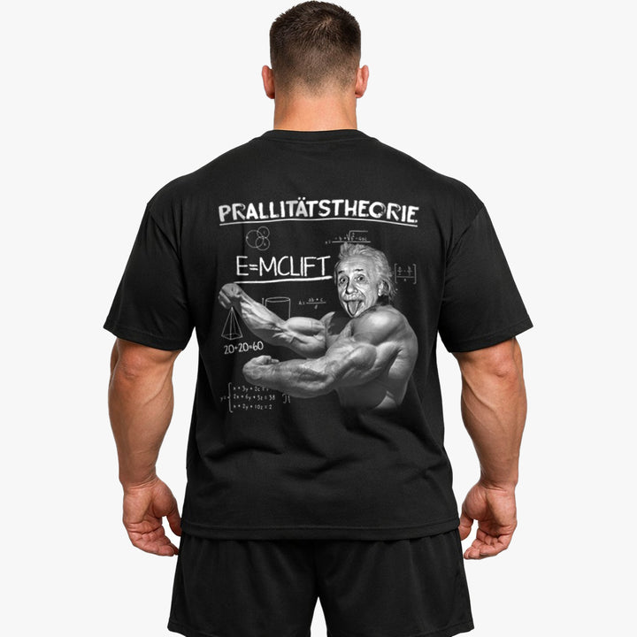 Prallitätstheorie (Backprint) Oversized Shirt