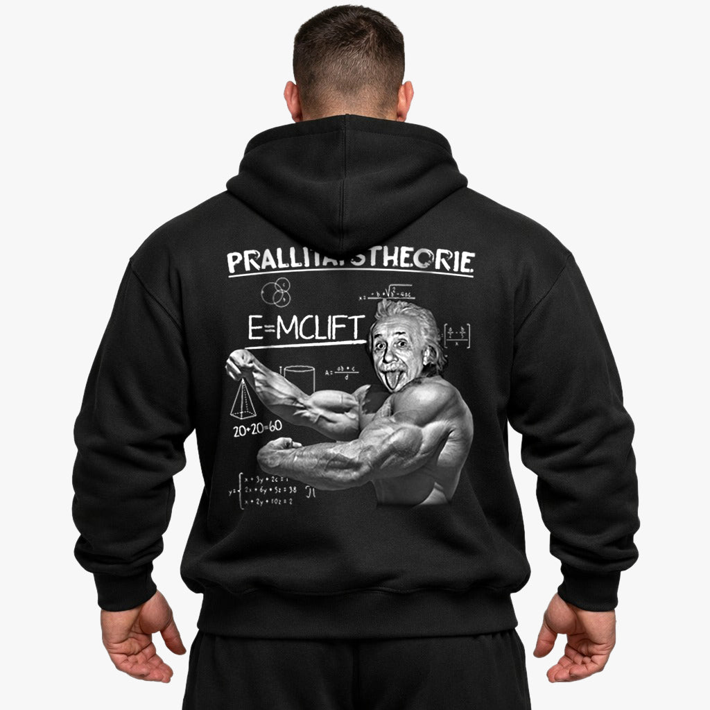 Prallitätstheorie (Backprint) Oversized Hoodie