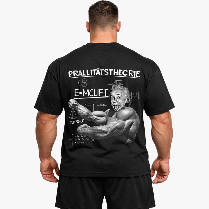 Prallitätstheorie (Backprint) Oversized Shirt