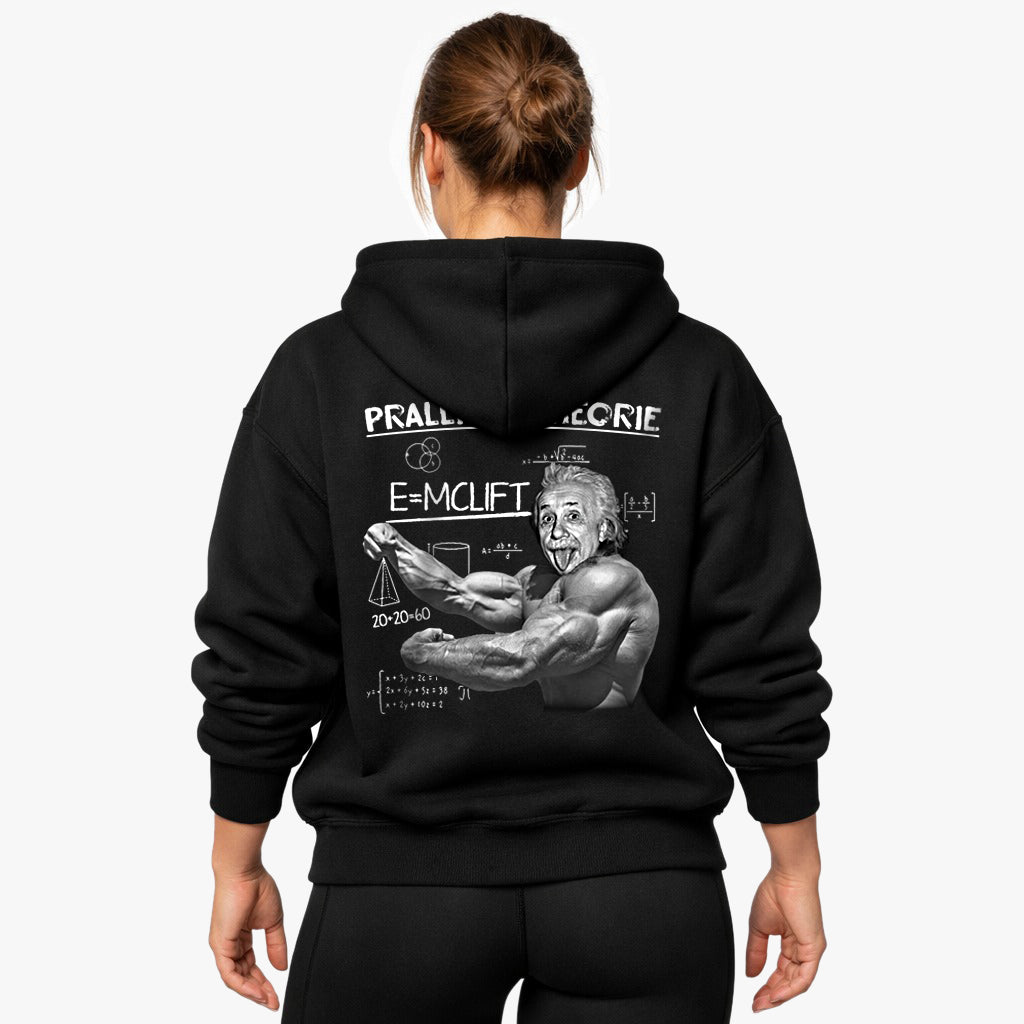 Prallitätstheorie (Backprint) Oversized Hoodie