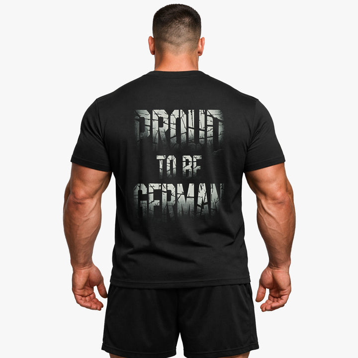 Stolt over at være tysk (backprint) t-shirt