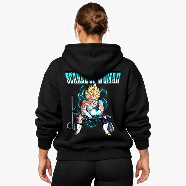 Scared of Woman Oversized (Backprint) Hoodie
