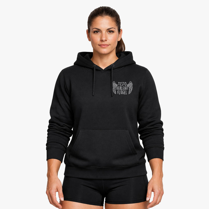 Testo verleiht flügel Hoodie