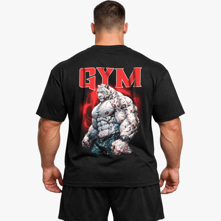 Tiger-Gym (Backprint) Oversized Shirt