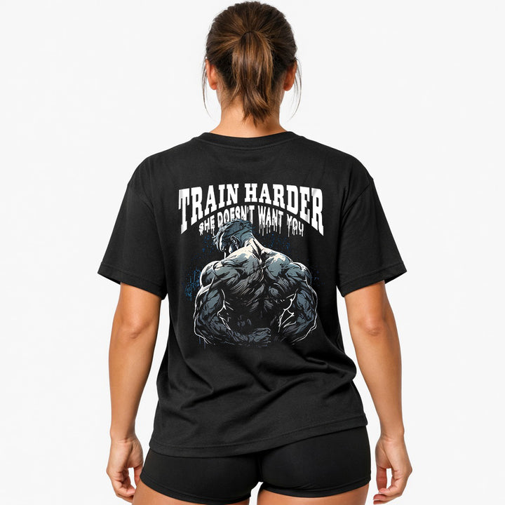 Train Harder (Backprint) Oversize Blast