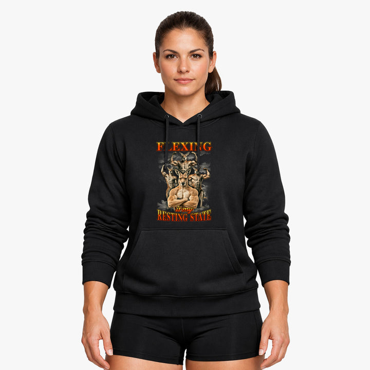 Flexing Is My Resting State Hoodie