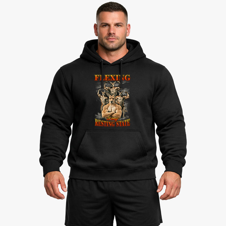 Flexing Is My Resting State Hoodie
