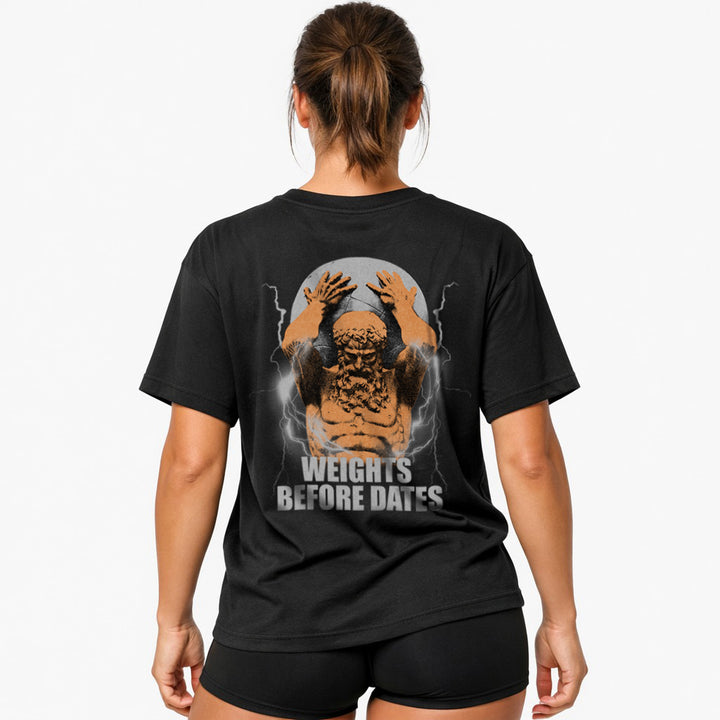 Weights before dates (Backprint) Oversize Blast