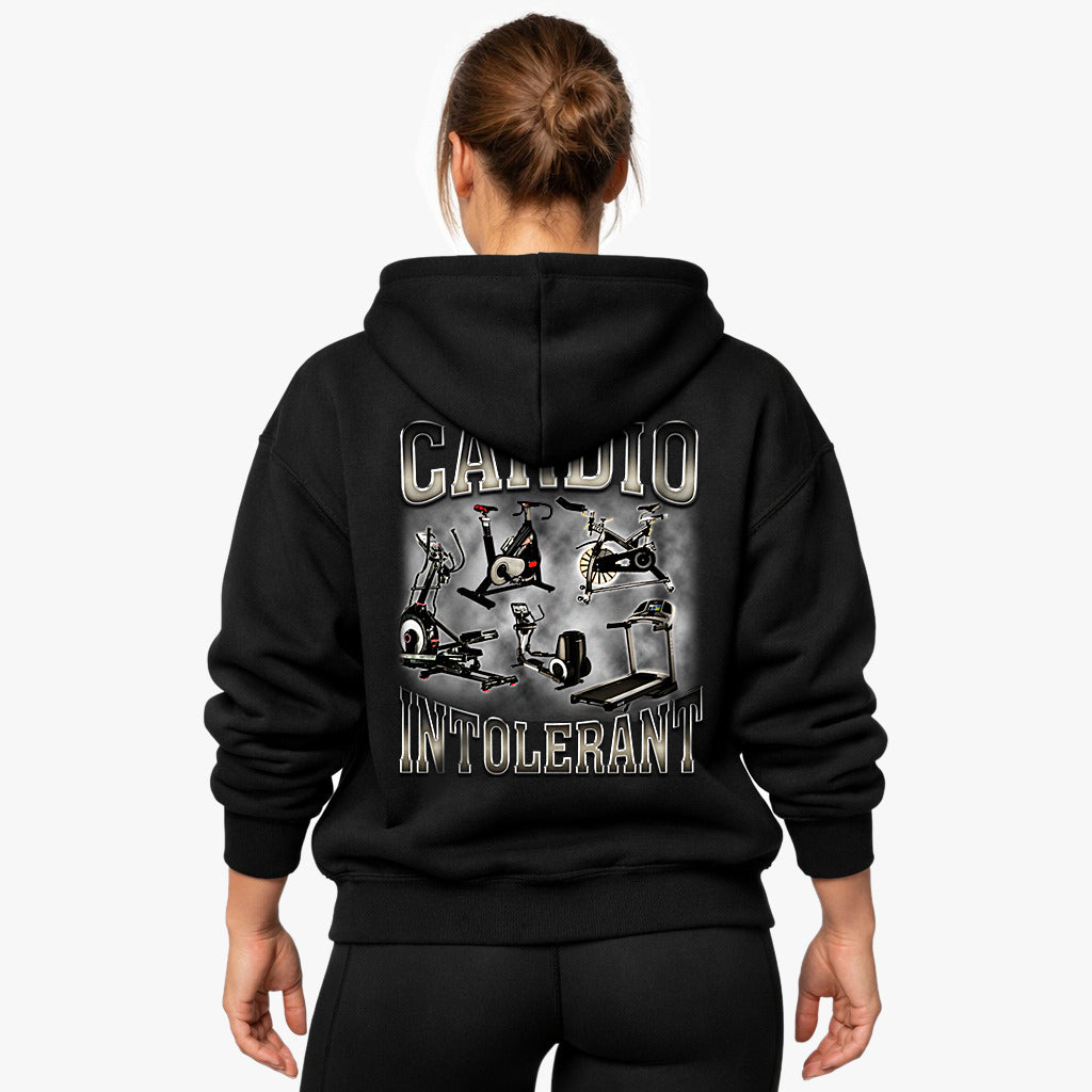 cardio intolerant Oversized Hoodie