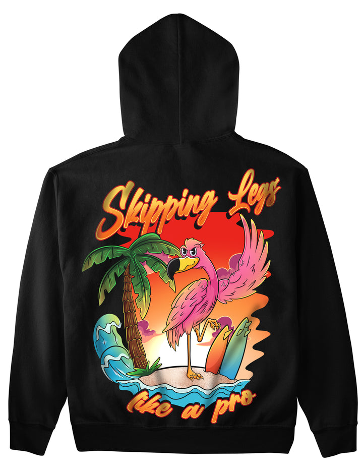 skipping legs (Backprint) Hoodie