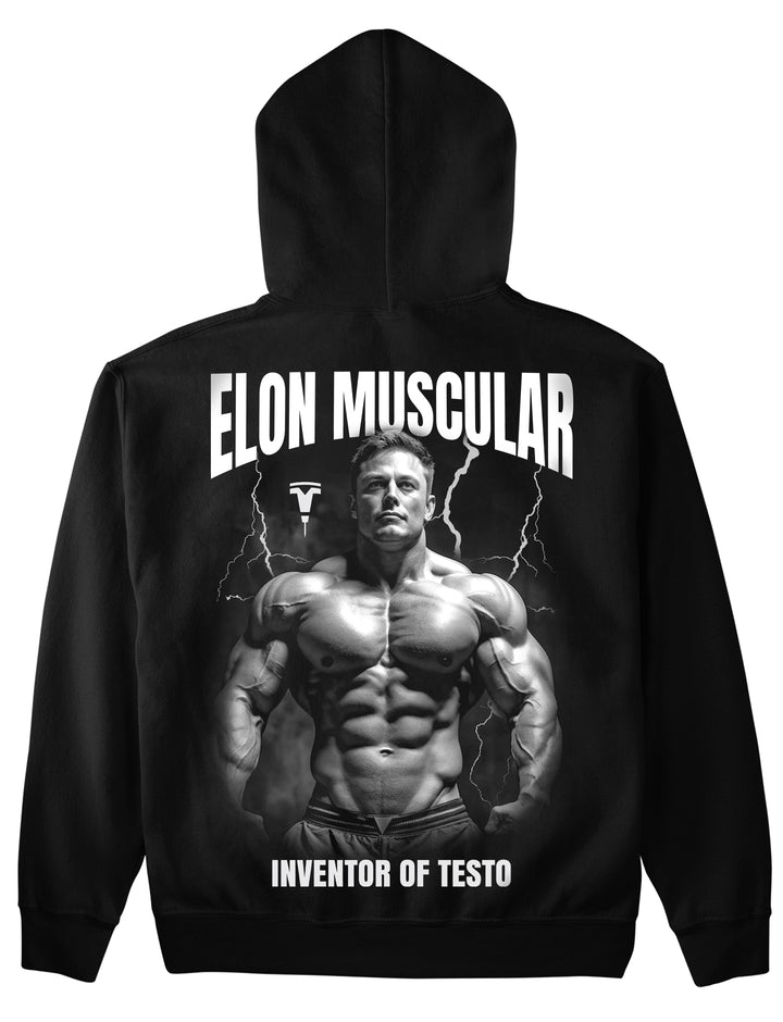 Elon muskuløs (backprint) hættetrøje