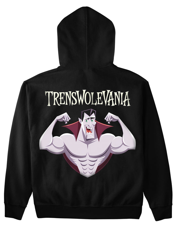 Sudadera con capucha Trenswolevania(V2) (espalda)