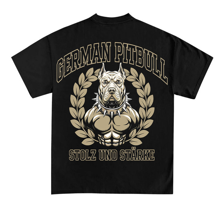 German Pitbull (Backprint) T-Shirt