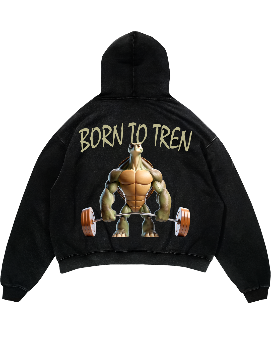 Born to Tren (Backprint) Oversized Hoodie