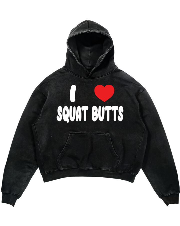 Squat butts Oversized Hoodie