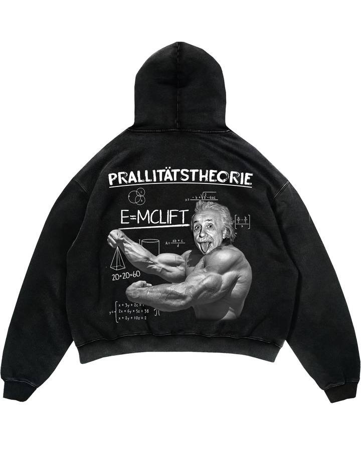 Prallitätstheorie (Backprint) Oversized Hoodie